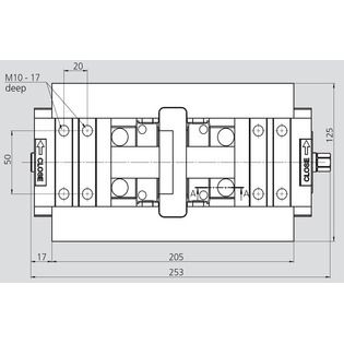 Etau de fraisage 5 axes st5-2g 125